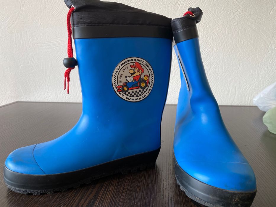 mario kart сапоги резиновые утепленные