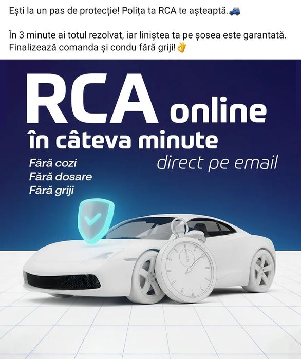 RCA ieftin rapid – ofertă pe loc