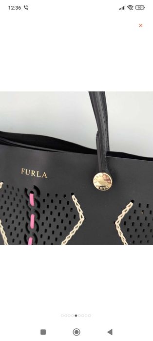 Чанта Furla в черно