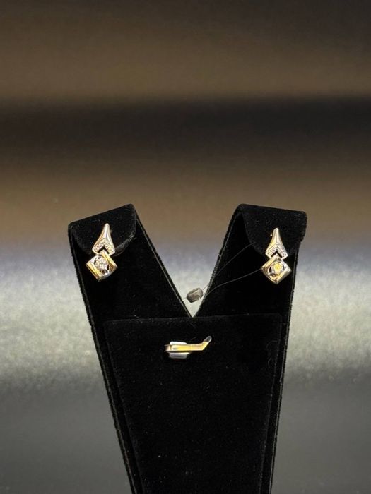 Золото 585  Серьги