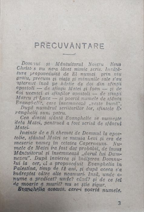 Biblia - Evanghelia după Matei 1927