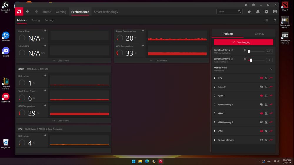 Placă video AMD RX7600 8GB Phantom Gaming OC