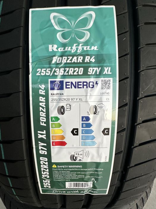 Нови летни гуми RAUFFAN FORZAR R4 255/35R20 97Y XL БОРД 2553520