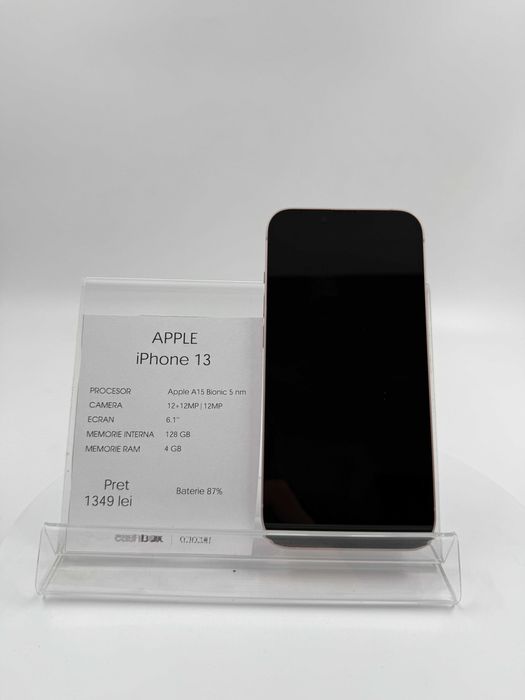 Apple iPhone 13 128 GB 87% Garantie 24 luni CashBox