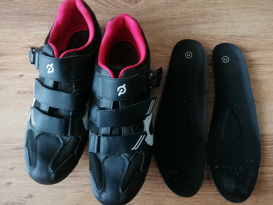 Pantofi ciclism Peloton cu placute bicicleta road mountain bike  Noi