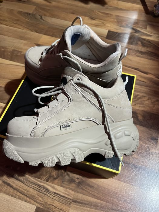 Sneakers Buffalo din piele naturala