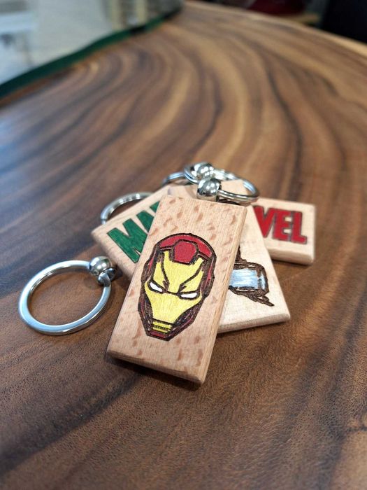 Дървени Ключодържатели Marvel