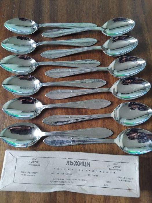 Големи лъжици нови калайдисани
