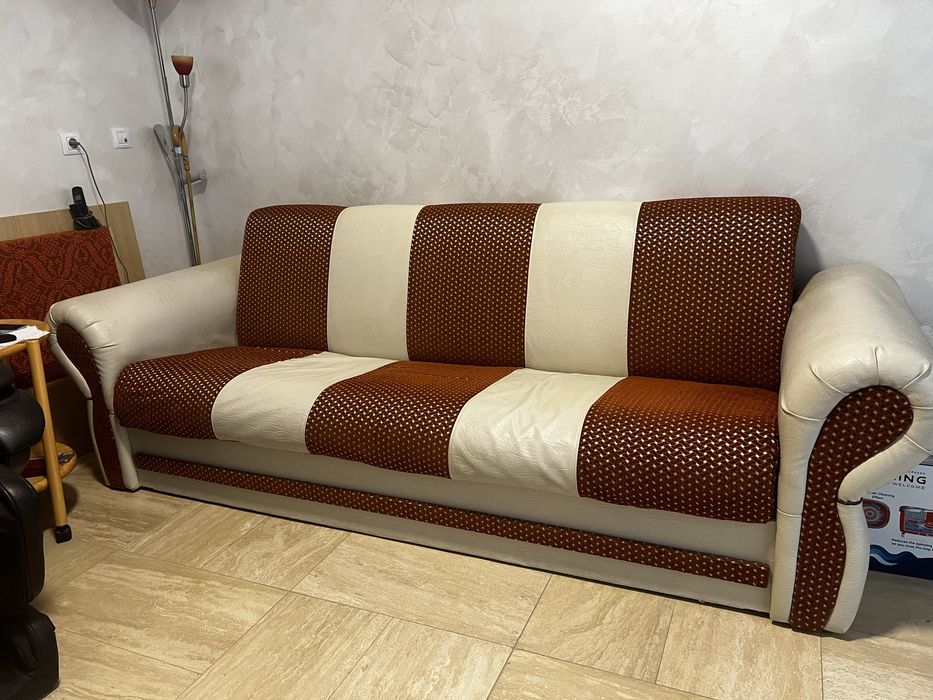 Set Canapea extensibilă+două fotolii fixe măsuțe cafea diferite s.a. piese mobilier sufragerie