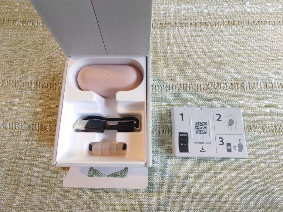 Casti In-Ear Sony WF-C710NP, True Wireless, Noise Cancelling, Roz