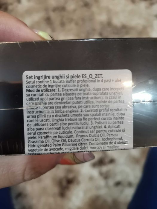 Set ingrijire unghii si piele