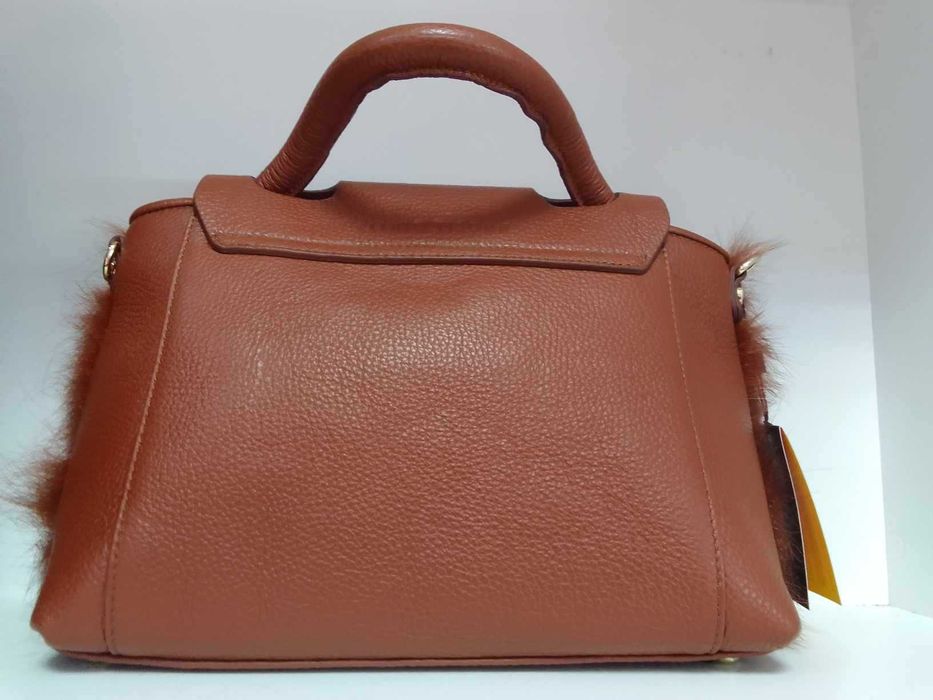 Дамска чанта Plinio Visona естествена кожа