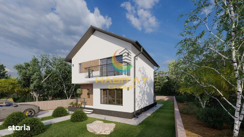 Vila individuala 4 camere- 425mp curte