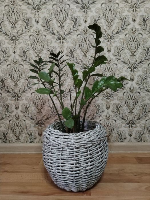 Кашпо из ротанга
