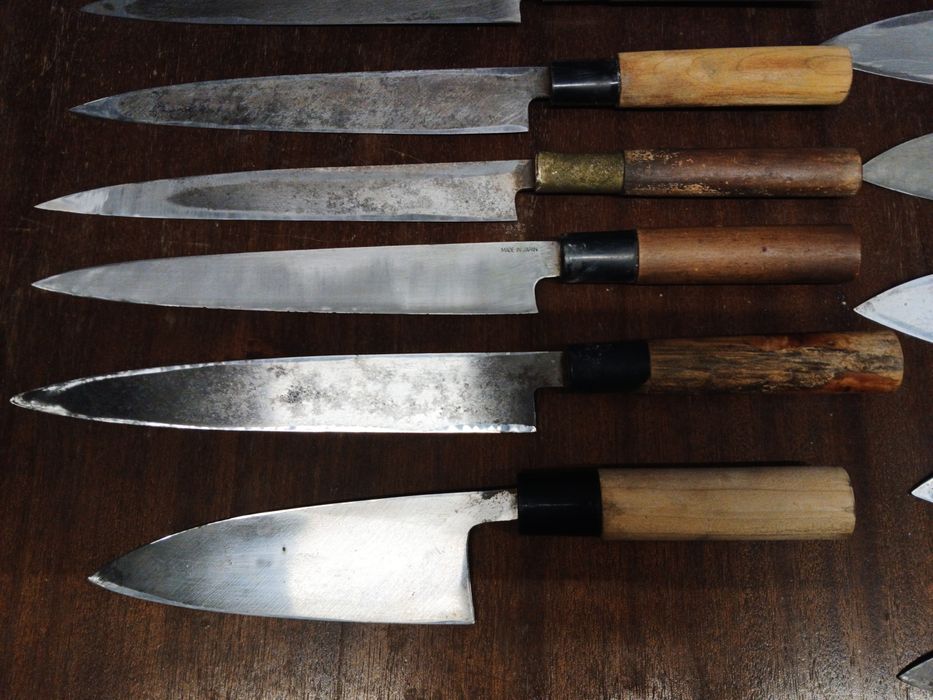 Японски Ножове Деба Сантоку Гиото...