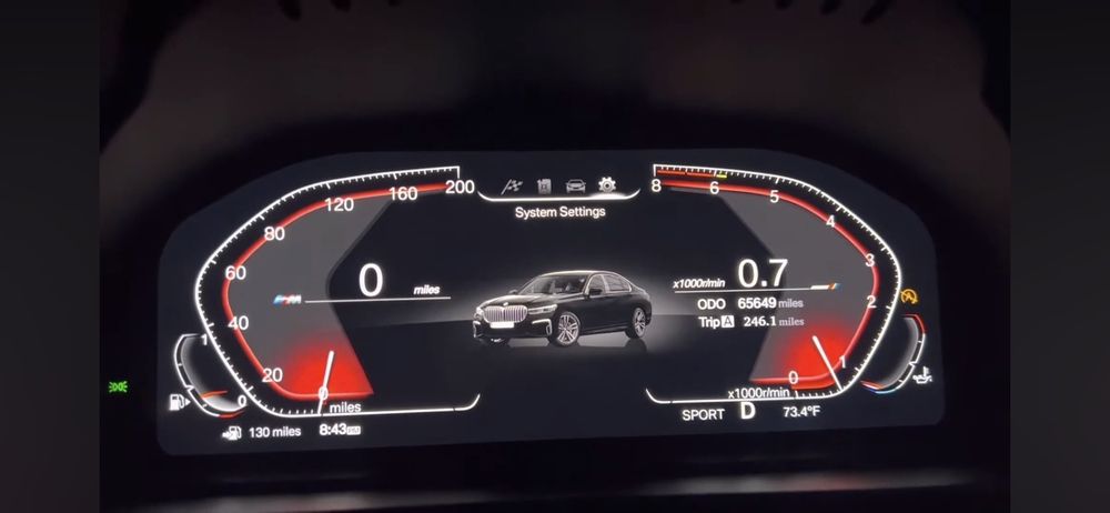 Ceasuri full digitale europa bmw f30, f31,f32,f34,f36