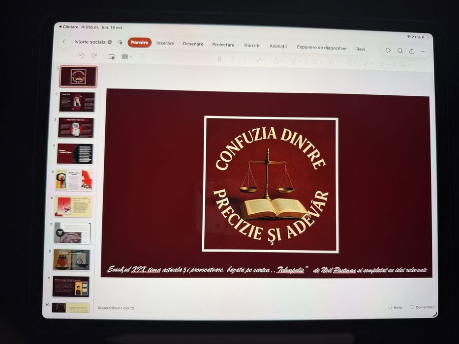 Realizez prezentări PowerPoint și Canva pentru elevi și studenți .