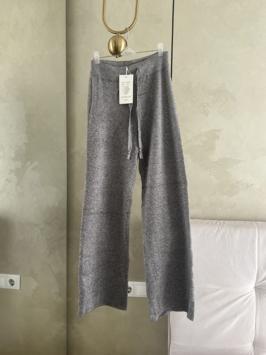 Pantaloni 25% casmir 5% lana cu buzunar xs-s