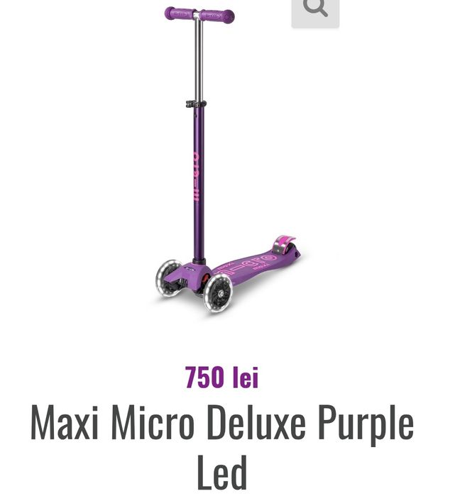 Trotineta Maxi Micro Deluxe