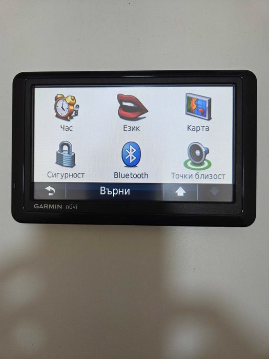 Продавам навигация GPS Garmin nüvi 1490 – 5", с безплатно доживотно обновяване на картите