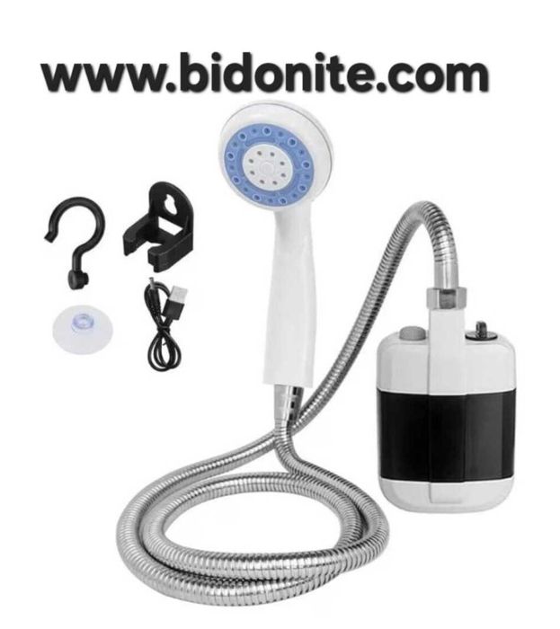 Къмпинг душ на батерия + кофа