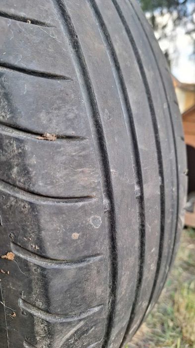 OFERTA! Set 4 Jante Aliaj 17" Originale Citroen C5 / Peugeot 508 /407/ 607, 5x108 + Anvelope Vara Goodyear DOT 2023