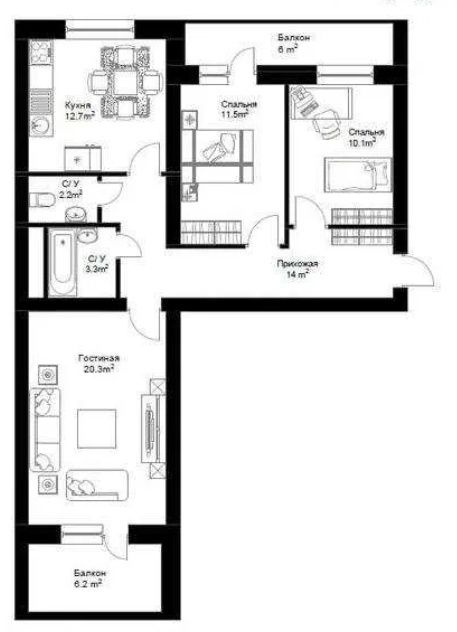 Новостройка коробка