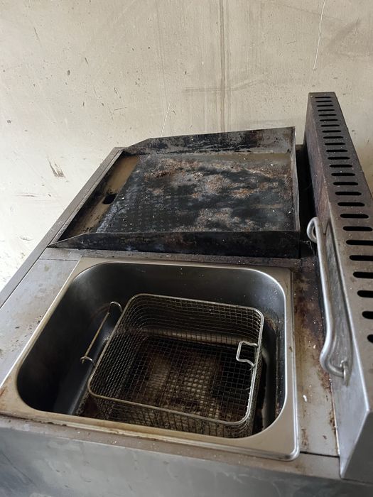 газова скара плюс фритюрник