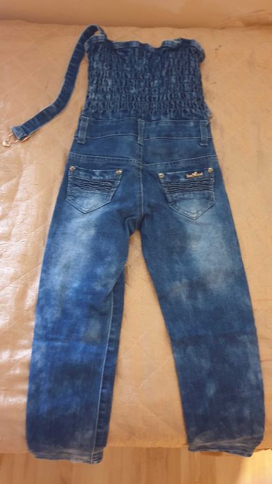 Дънков гащеризон за момиче