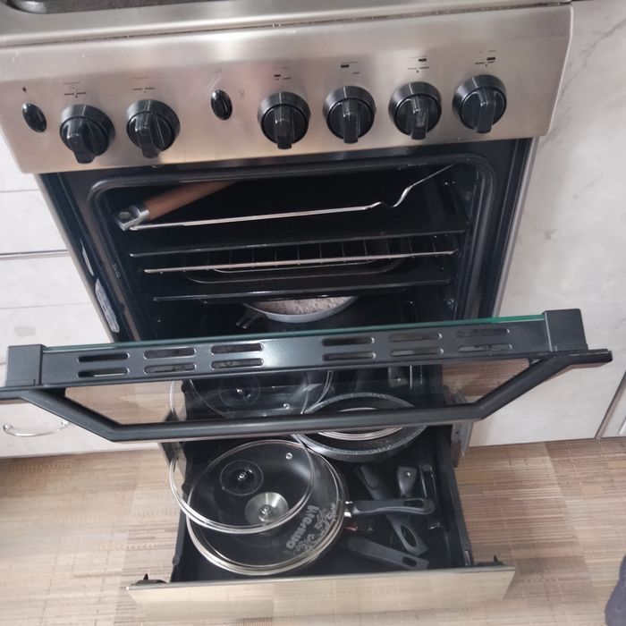 Газ плита Indesit