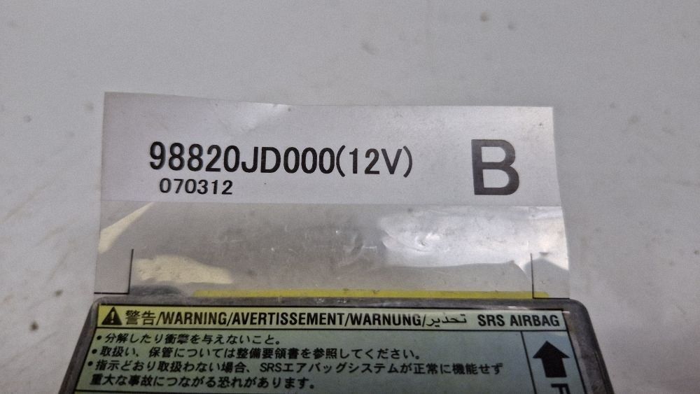 Calculator Airbag Nissan Qashqai (2007-2010) [J10] 2008