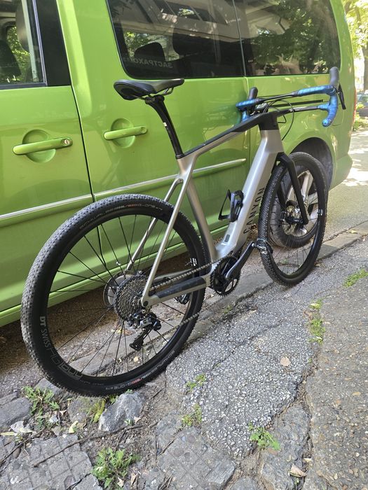 Карбонов Canyon grail cf7 etap електрически гравел велосипед