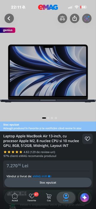 Laptop Apple MacBook Air 13-inch