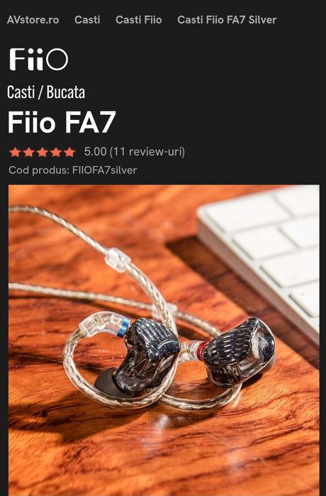 Fiio Fa7 casti in-ear