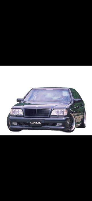Бампер передний Мерс w140 brabus , wald бампера в Круг туманки Мерс