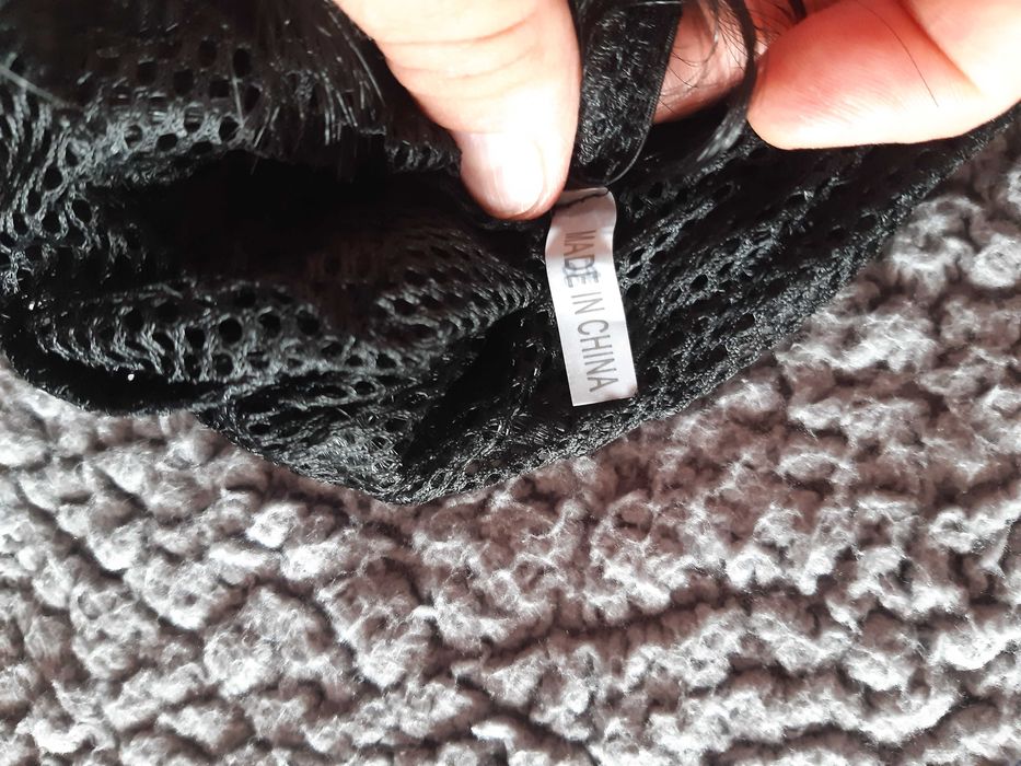 Перука, черна синтетична