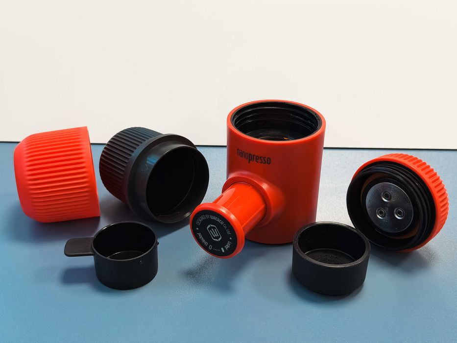 Ръчна преса за кафе Nanopresso - лимитирана с допълнителен калъф