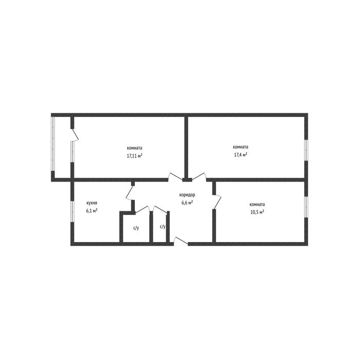 Продажа 3-комнатной квартиры