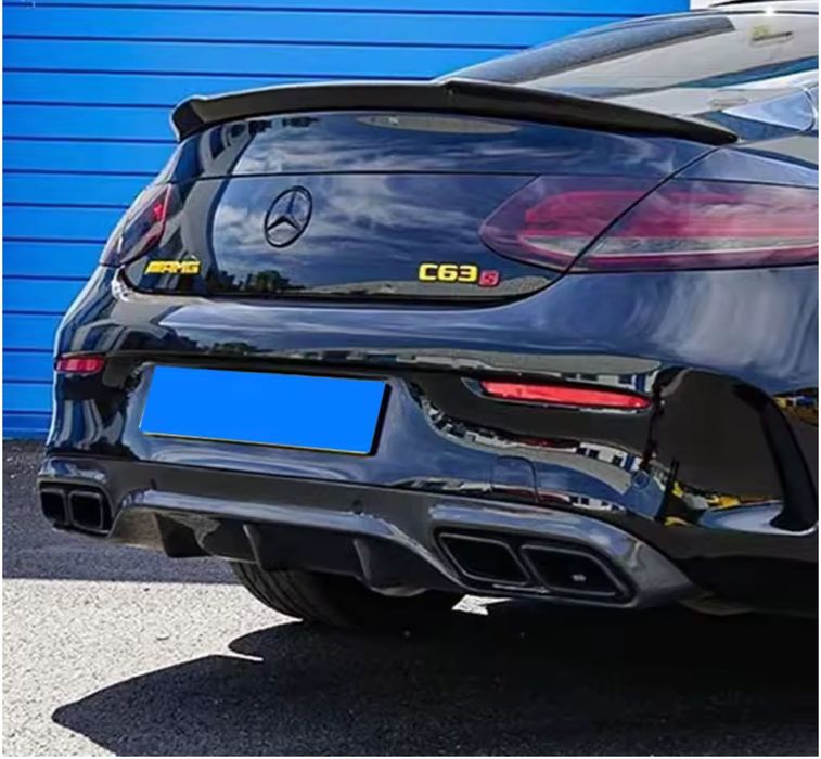 Eleron portbagaj M4 style MERCEDES-Benz C-Class W205 Coupe negru lucio