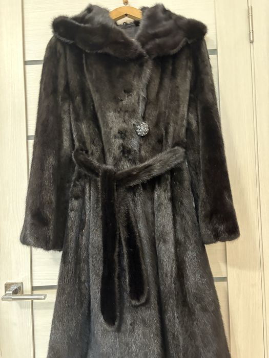 Шуба норковая черный бриллиант