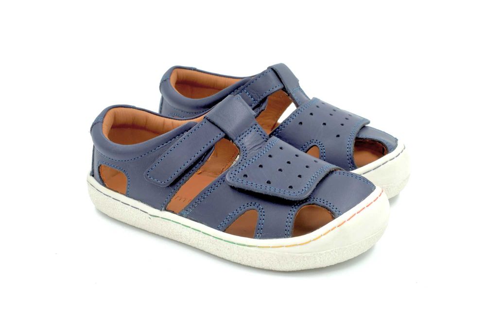Детски боси сандали от естествена кожа Sanderling NEW