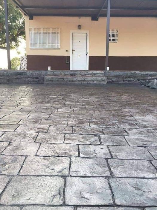 Beton amprentat  pavaj