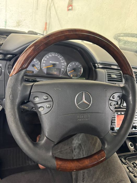Руль w210 рест дерево