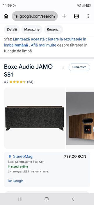 Boxa centrala Jamo S81 CEN