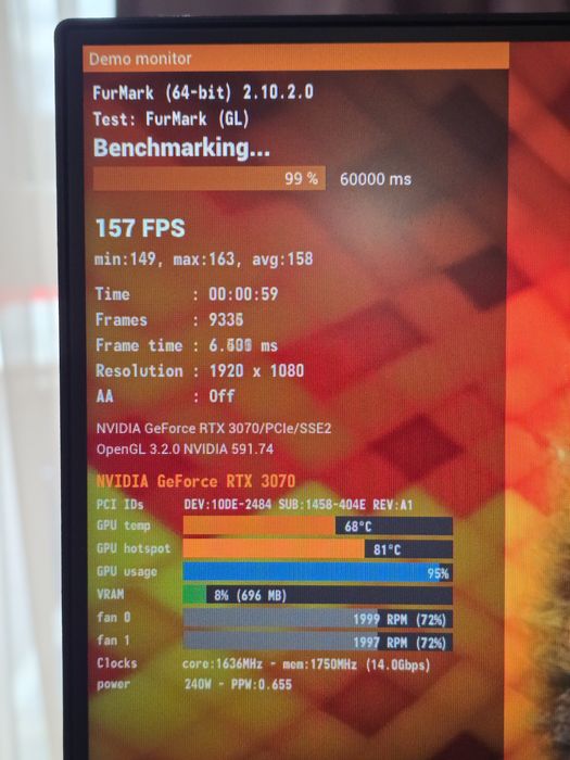 Gigabyte 3070 8GB Eagle OC