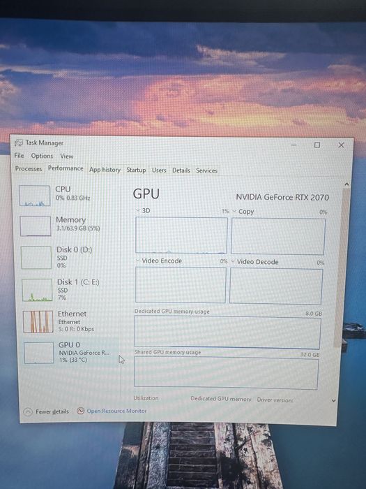 Calculator Gaming (i7 6th gen, RTX 2070, 64GB RAM)