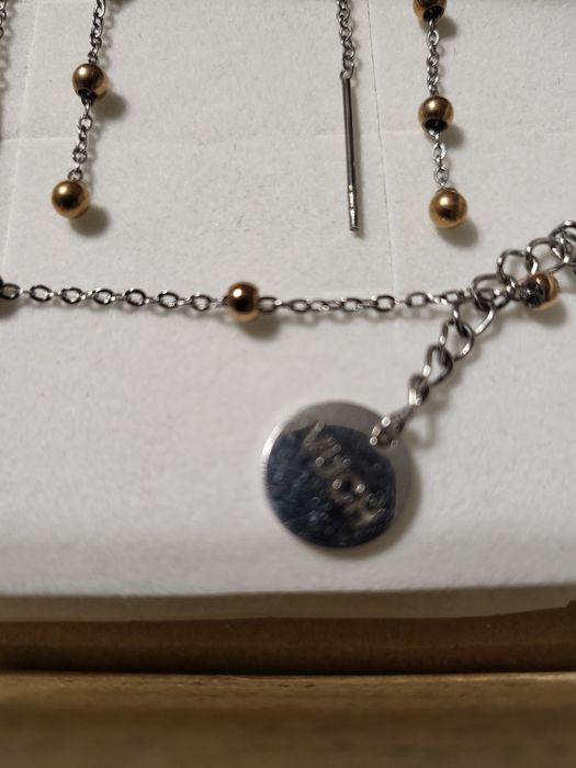 Комплект гривна и обеци