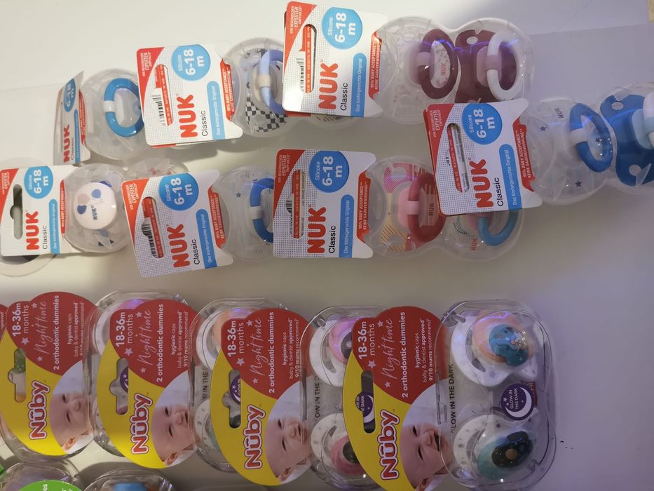 Vind suzete Nuby  decit 0-6 si 6-18 luni
