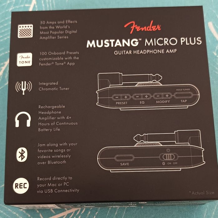 Fender Mustang Micro Plus Amplificator de chitara pentru casti