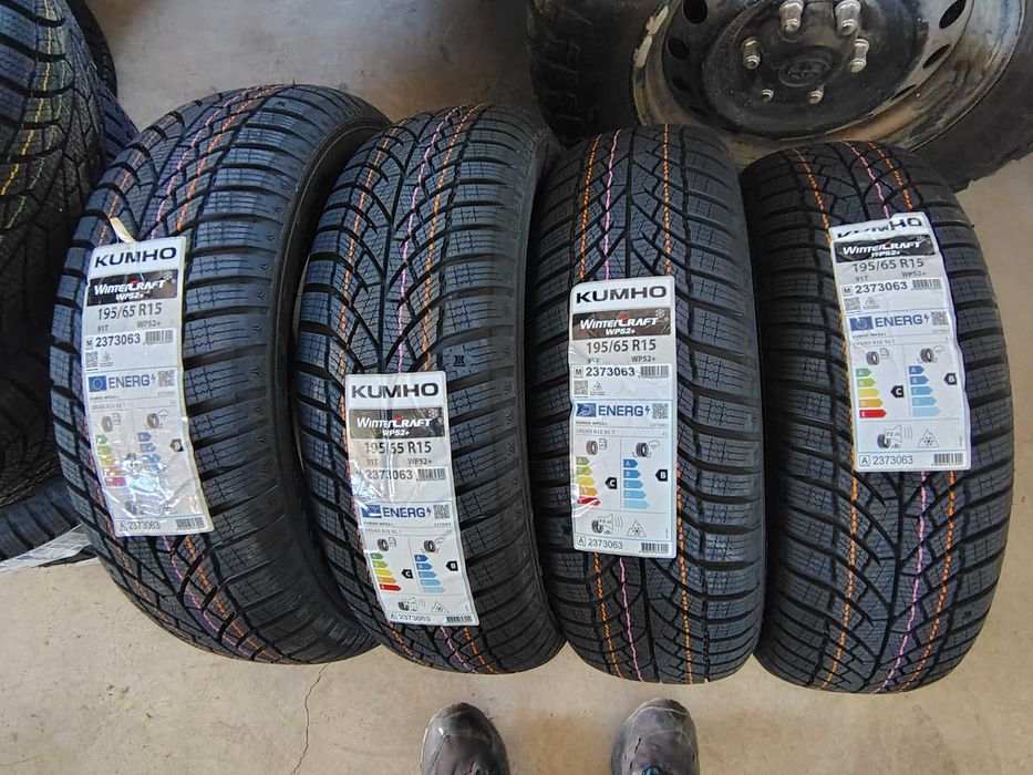 4бр.НОВИ зимни гуми KUMHO 195 65 15 DOT26 цена за брой